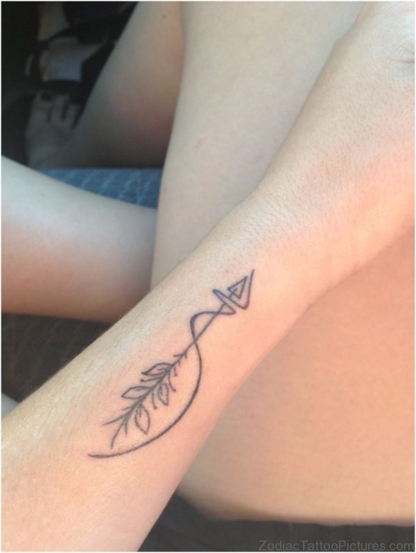 Funky Sagittarius Tattoo