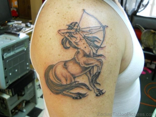 Good Looking Sagittarius Tattoo 