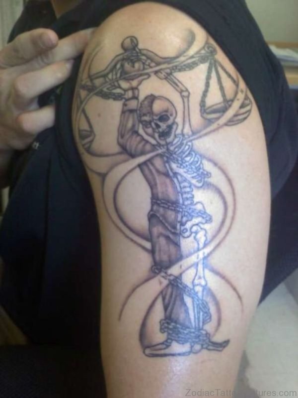 Great Looking Libra Tattoo