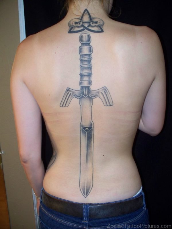 Impressive Sword Tattoo