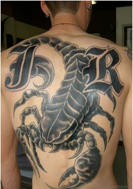 Large Scorpion Tattoo