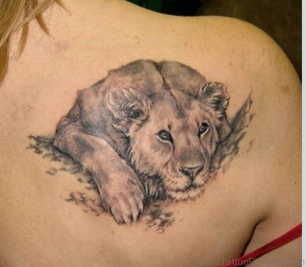 Leo Taurus Zodiac Tattoo On Shoulder