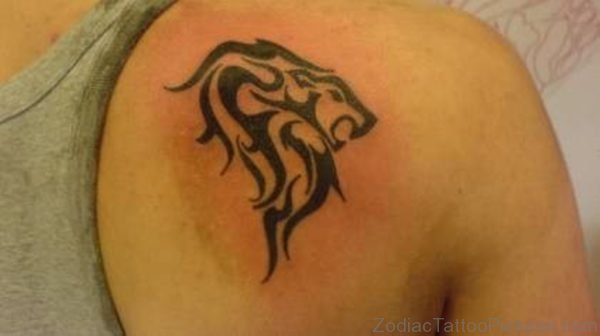 Leo Zodiac Tattoo Design