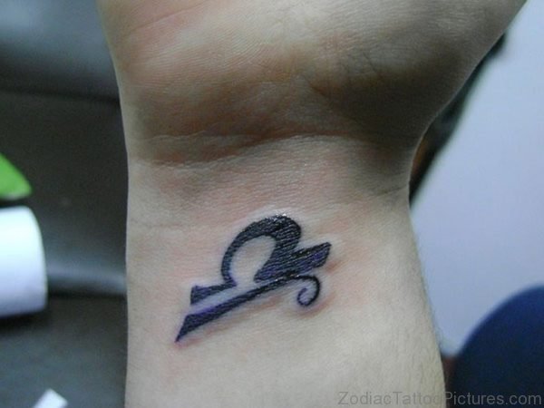 Libra Symbol Tattoo Design