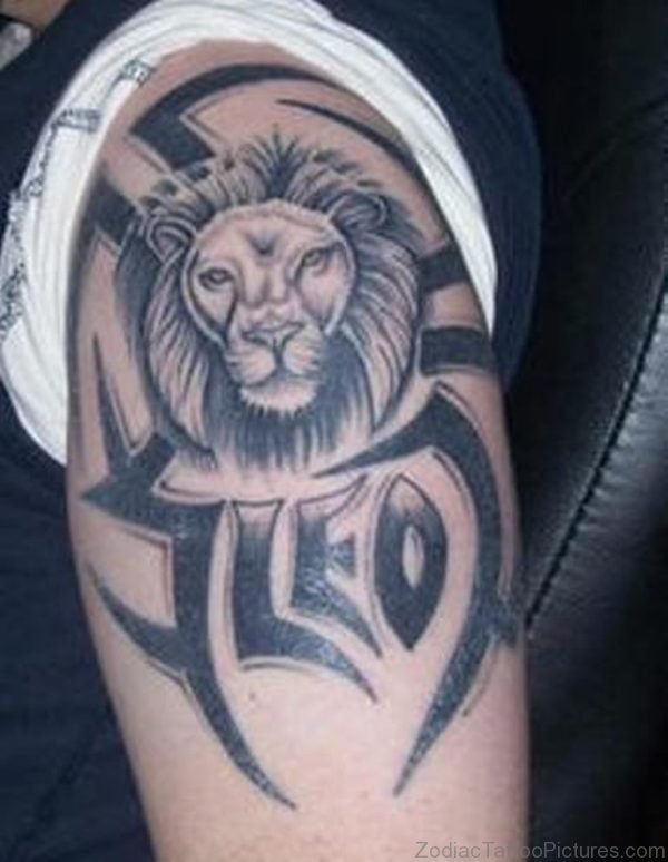 Lion And Leo Tattoo