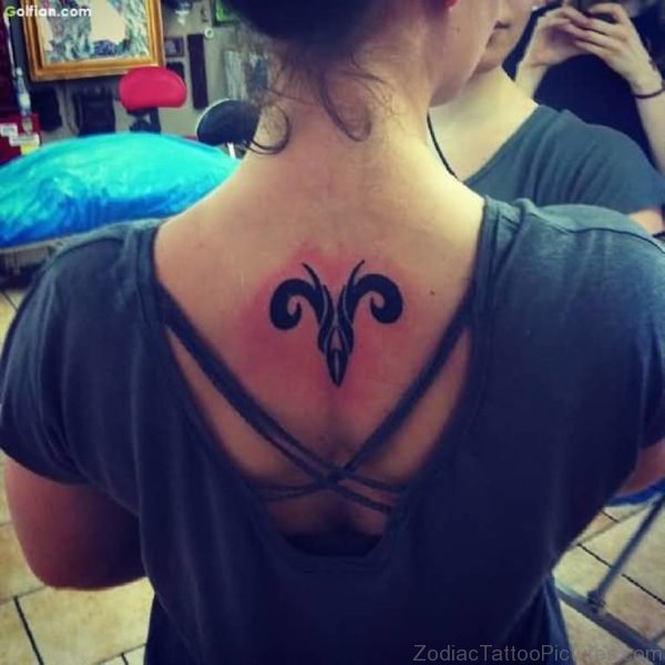 Lovely Aries Women Tattoo