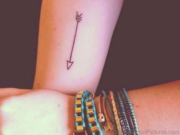 Lovely Sagittarius Tattoo On Wrist