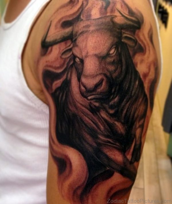 Male Taurus Bull Tattoo