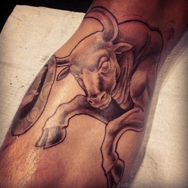 Neat Taurus Tattoo Design