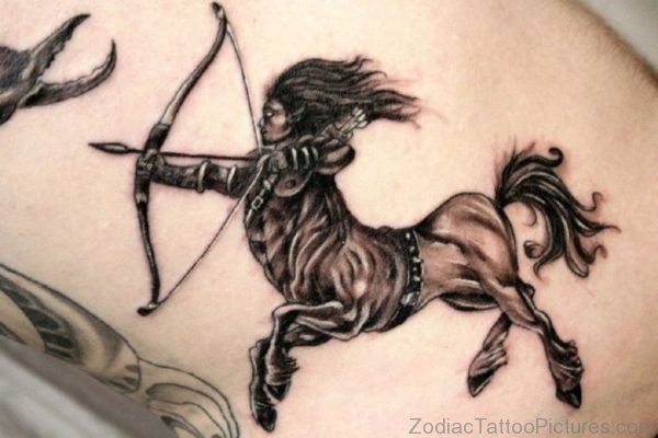 Nice Looking Sagittarius Tattoo 