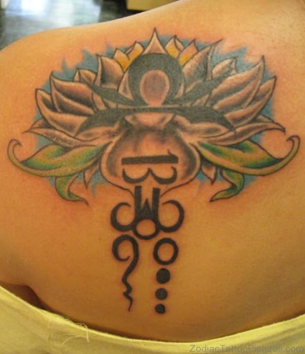 Om And Libra Tattoo