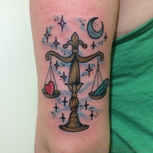 Pretty Libra Tattoo 