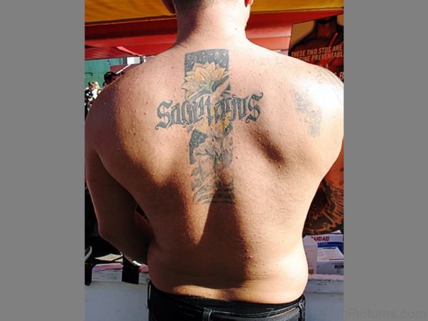 Sagittarius Back Tattoo 