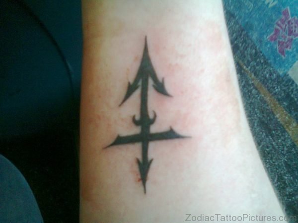 Sagittarius Symbol Of The Zodiac Tattoo On Arm 