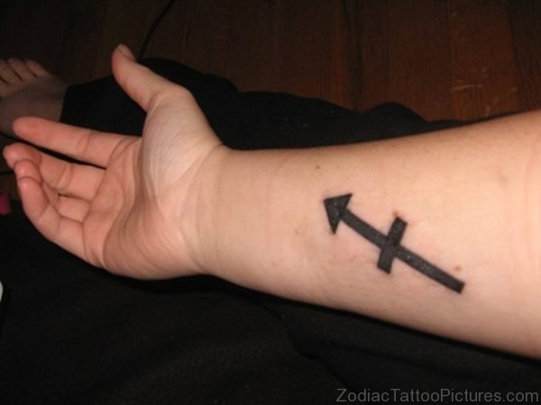 Sagittarius Symbol Tattoo 