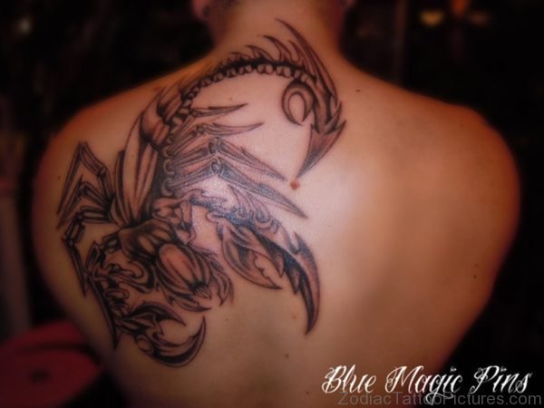 Scorpion Back Tattoo