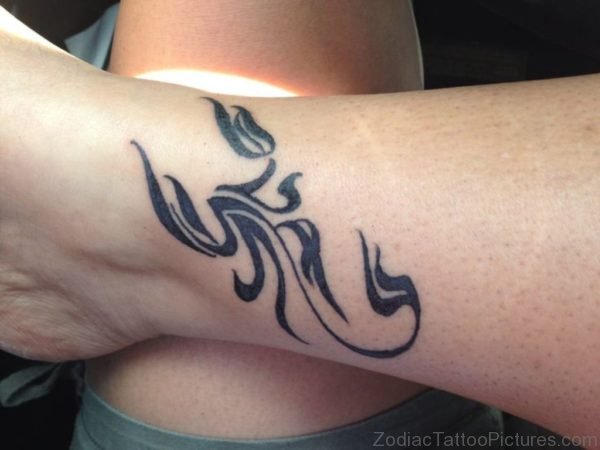 Scorpion tattoo ankle