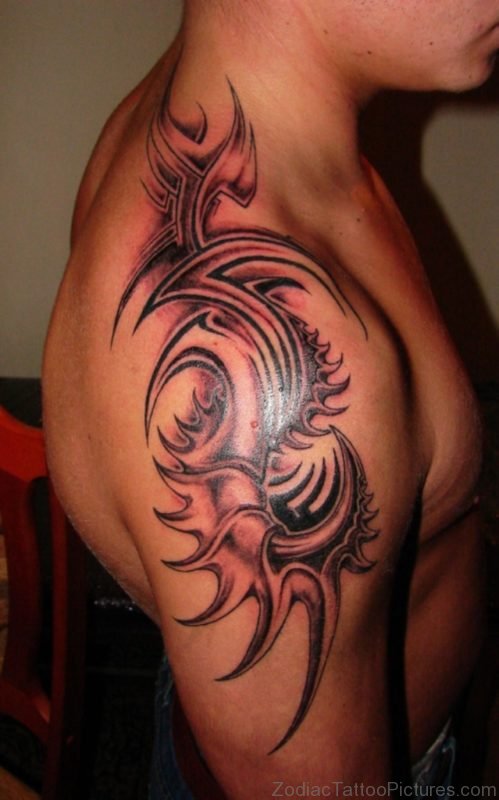 Shoulder Tribal Tattoo