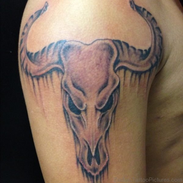 Skull Bull Tattoo