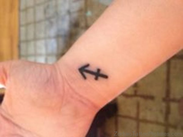 Small Sagittarius Tattoo 