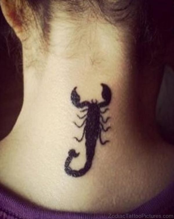 Small Scorpion Tattoos on Nape