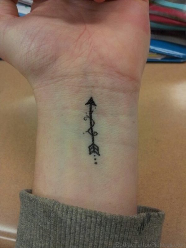 Small Wrist Arrow Tattoo