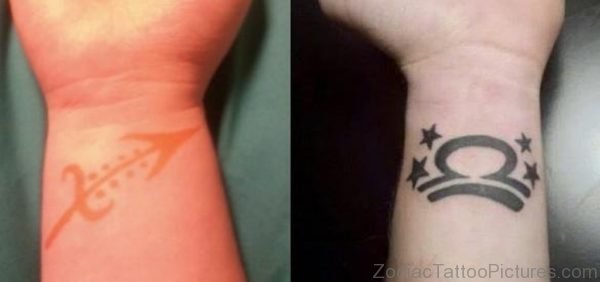 Stars And Zodiac Tattoo