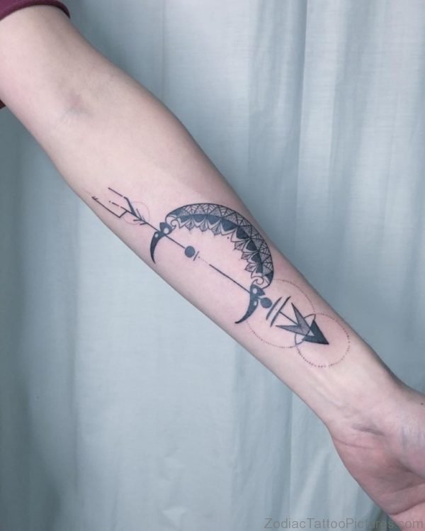 Stunning Sagittarius Tattoo 