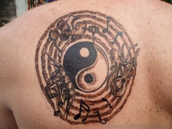 Stunning Yin Yang Tattoo Design 