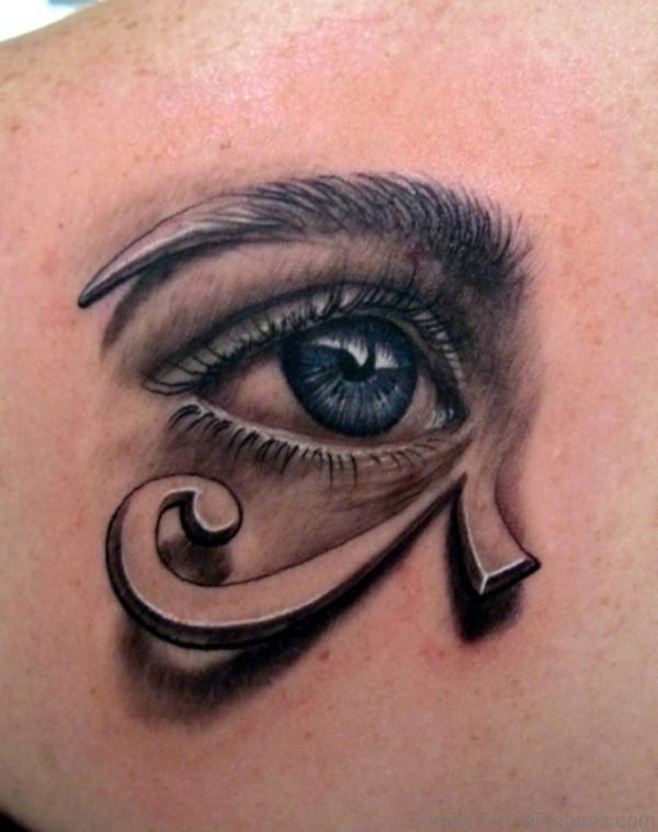 Stylish Egyptian Eye Tattoo