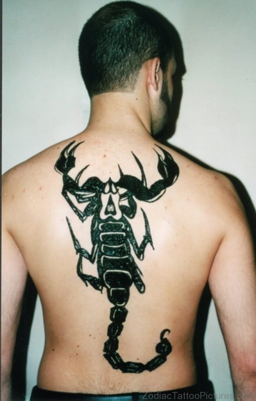 Stylish Scorpion Tattoo