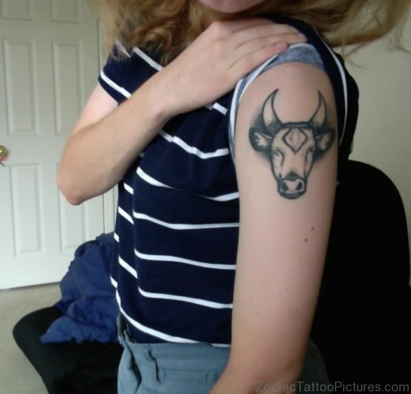 Stylish Taurus Tattoo