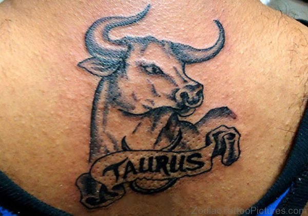Stylish Taurus Tattoo Design