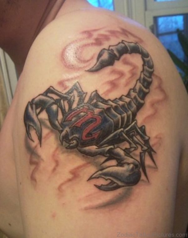 Sweet Scorpion Tattoo Design