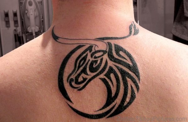 Taurus Tattoo On Back
