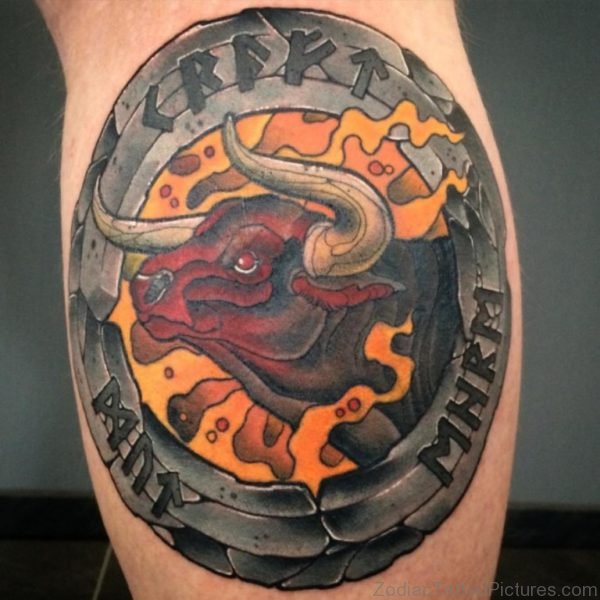 Taurus Symbol Tattoo 
