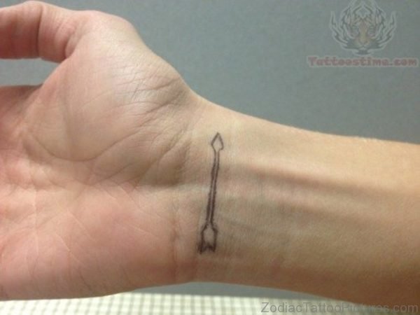 Too Cute Arrow Tattoo