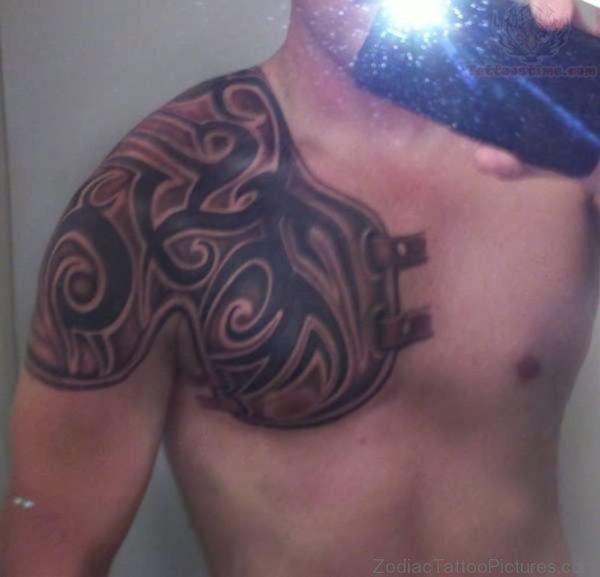 Tribal Armor Tattoo