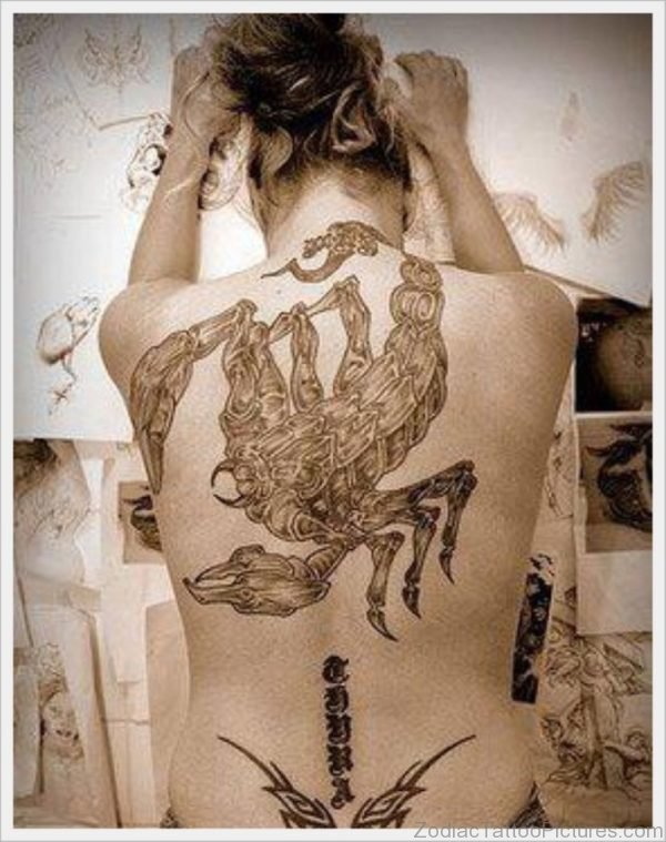 Tribal Back Tattoo Design iMAGE