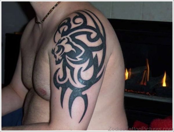 Tribal Leo Lion Tattoo