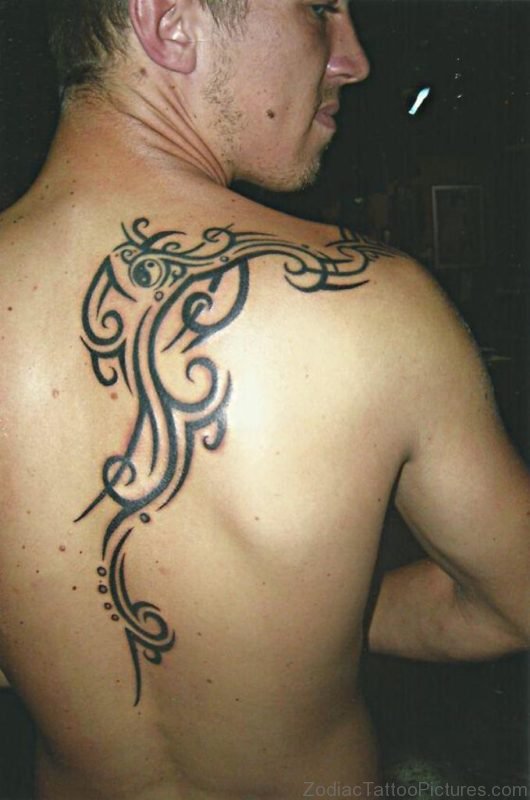 Tribal Yin Yang Tattoo 