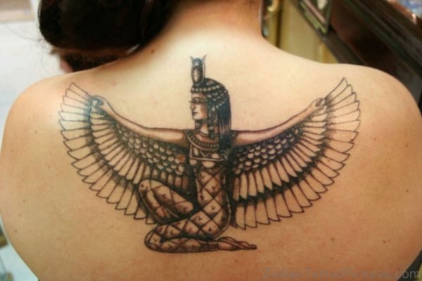 Wonderful Egyptian Tattoo On Back