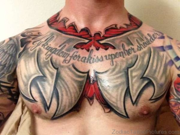 Wording And Armor Tattoo