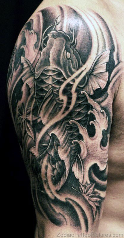 Yin Yang Fish Tattoo Design 