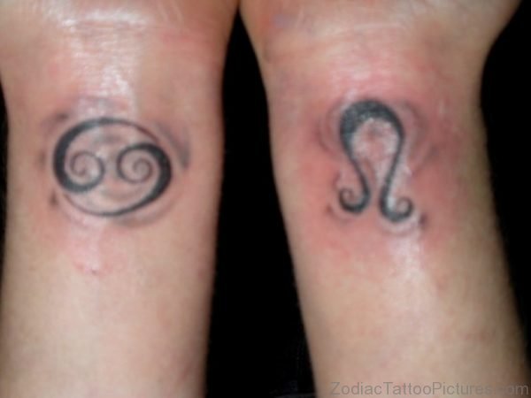 Zodiac Cancer Tattoo For Wrist