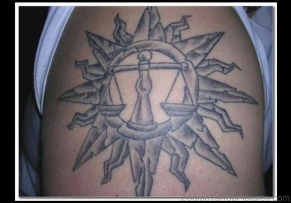 Zodiac Shoulder Tattoo