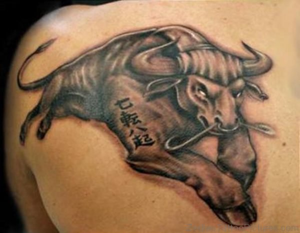 Zodiac Taurus Tattoos For Shoulder