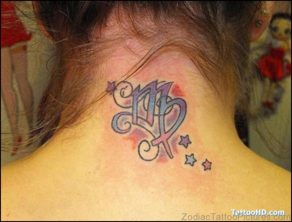 Zodiac Virgo Sign Tattoo