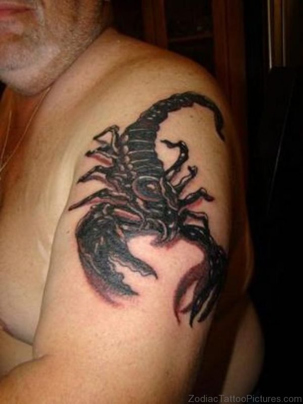 Zodic Scorpio Tattoo Design