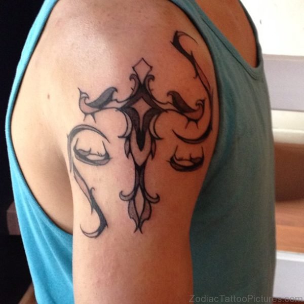 Simple Libra Zodiac Tattoo